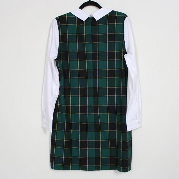 Allegra K Academia Plaid Mini Shift Dress - Picture 3 of 16